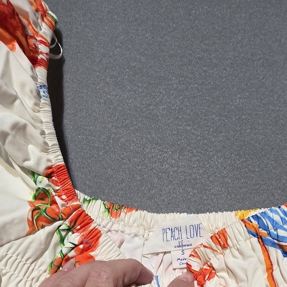 Peach Love Seaside Social Dress NEW - In Poly Bag - Size Large PTP 20 - Picture 5 of 8